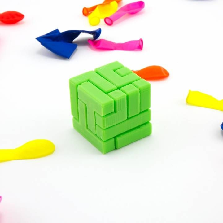 3D Printable 4x4 Puzzle Cube By New Matter 3dprinting 3design 
