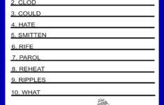 Anagrams Free Printable Winter