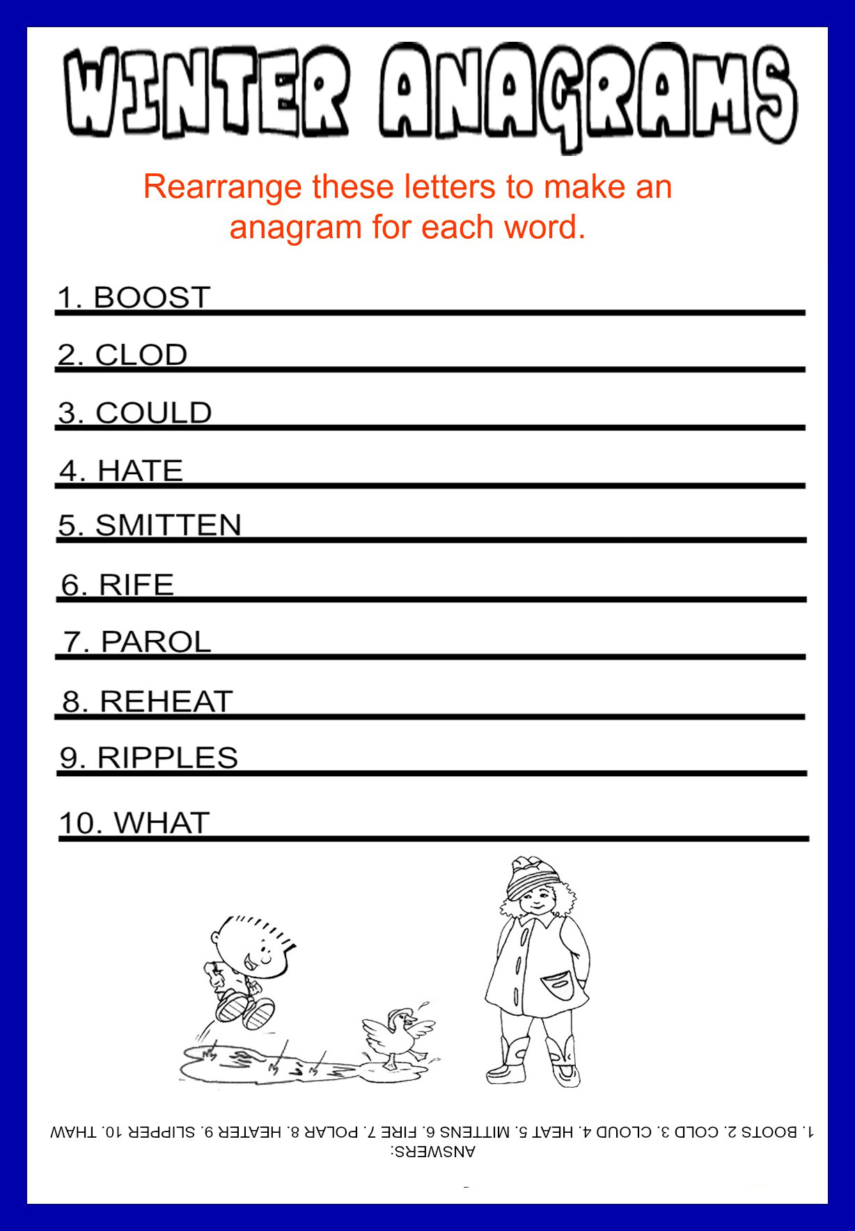 Free Printable Anagrams For Adults James Crossword Puzzles