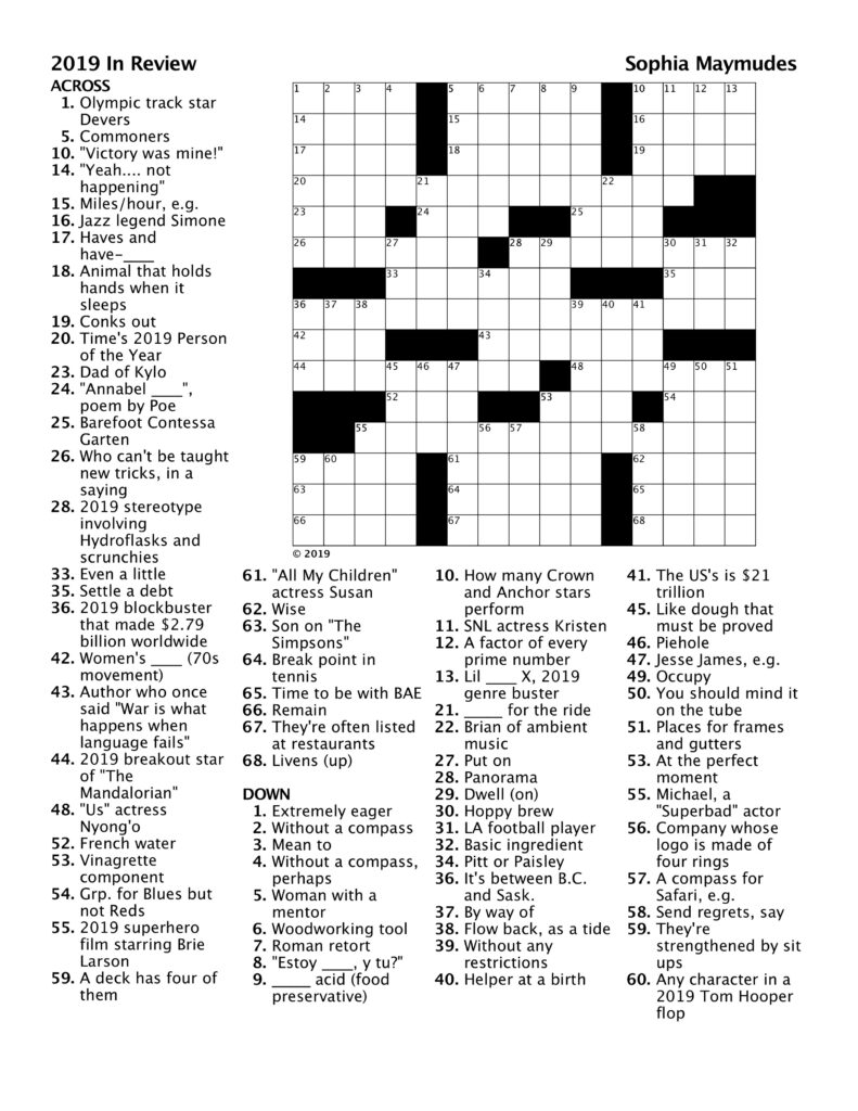 Crossword Studies Weekly Answer Key Crossword For Kids | James ...