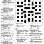 Cryptic Crossword April 2019 TLMB Printable Crossword Puzzles Online