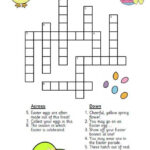 Easter Crossword Easter Crossword Easter Worksheets Crossword
