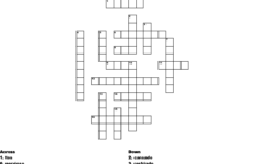Easy Spanish Crossword Puzzles Printable Printable Template Free