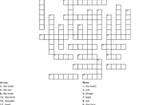 Easy Spanish Crossword Puzzles Printable Printable Template Free