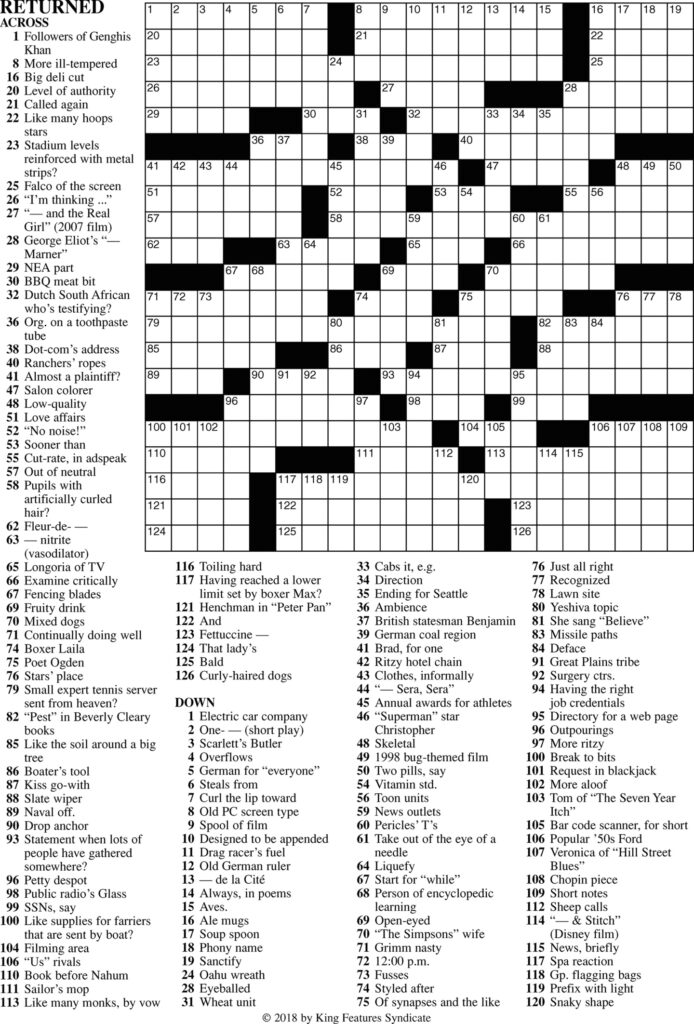Printable Frank Longo Premier Crossword Puzzles James Crossword Puzzles Printable Frank Longo Premier Crossword Puzzles James Crossword Puzzles