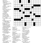 Free Daily Printable Crossword Puzzles Free Printable