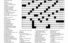 Free Daily Printable Crosswords Or Free Printable Crossword Puzzles