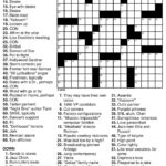 Free Easy Printable Crossword Puzzles For Adults Printable Crossword