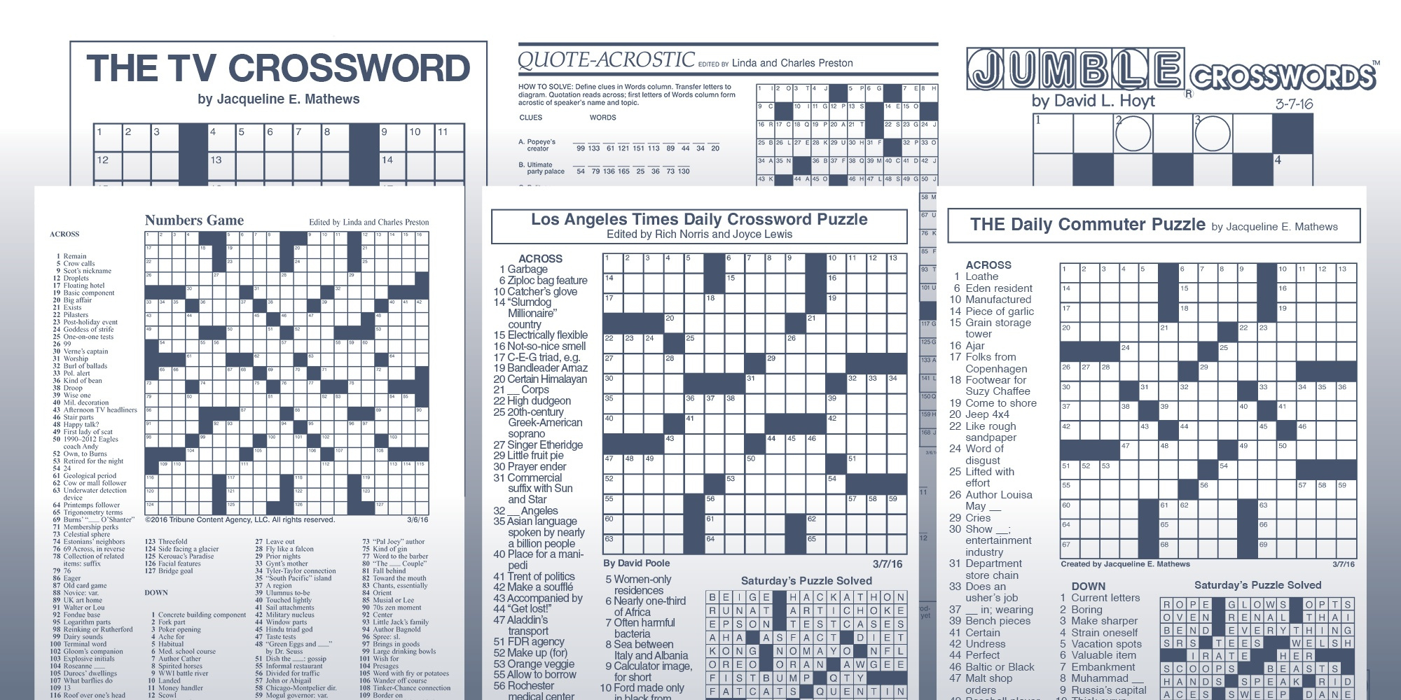Free La Times Crossword Printable Free Printable