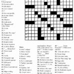 Free Printable Crossword Puzzles For Adults Free Printable