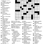 Free Printable Crossword Puzzles Medium Difficulty With Answers The
