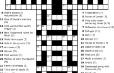 Free Printable Easter Crossword Puzzles For Adults Printable