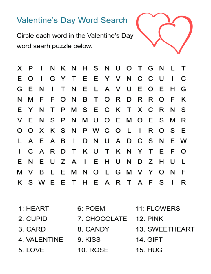 Free Printable Valentine Crossword Puzzles For Adults James Crossword Puzzles