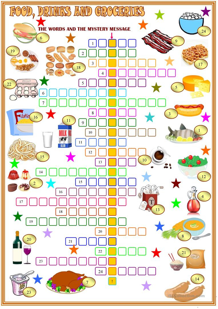 Healthy Eating Crossword Wordmint Printable Crossword Puzzles About 