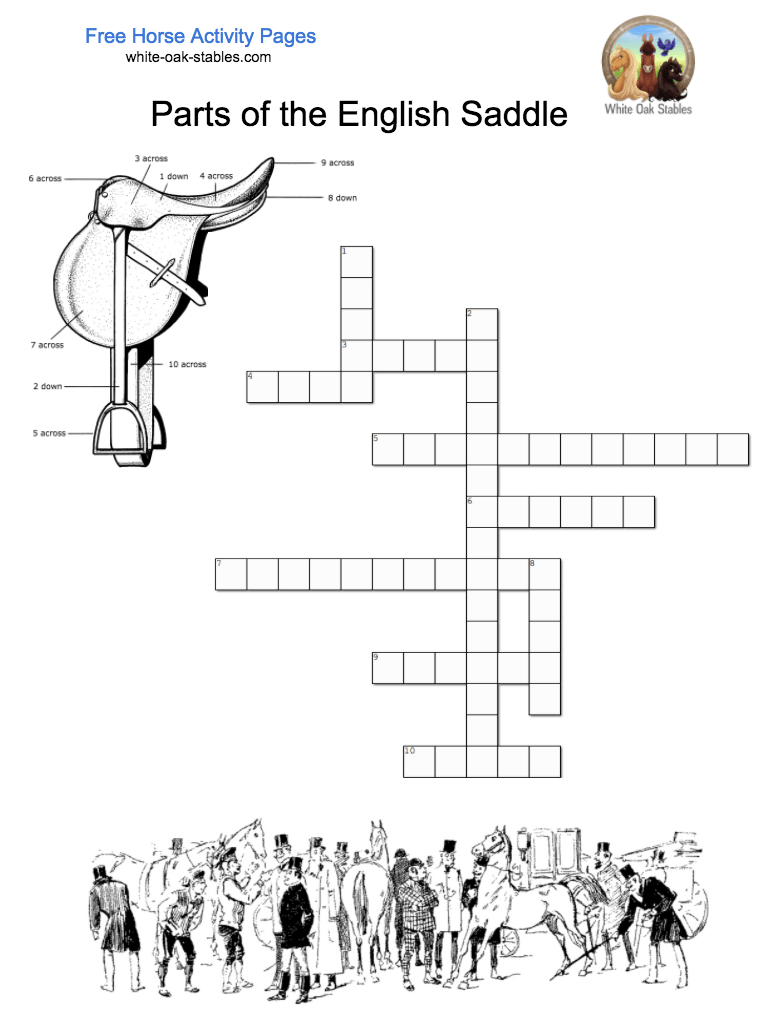 Horse Crossword Puzzle Printable Printable Crossword Puzzles