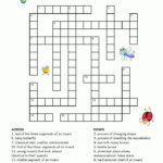 Insects Crossword For Kids Word Puzzles For Kids Crossword Puzzles