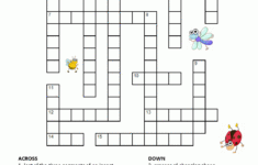 Insects Crossword For Kids Word Puzzles For Kids Crossword Puzzles