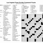 New York Times Sunday Crossword Puzzle Printable Printable Crossword