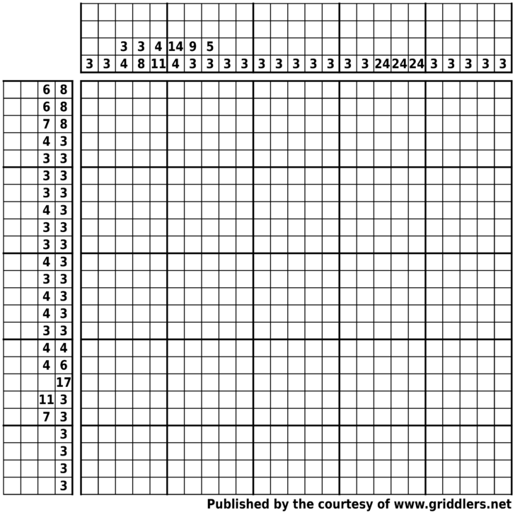 Nonograms Printable Nonogram Puzzles Printable Crossword Puzzles