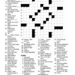 Photos Printable Sunday Premier Crossword Coloring Page For Kids