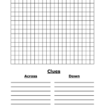 Printable Blank Crossword Grid Printable Crossword Puzzles