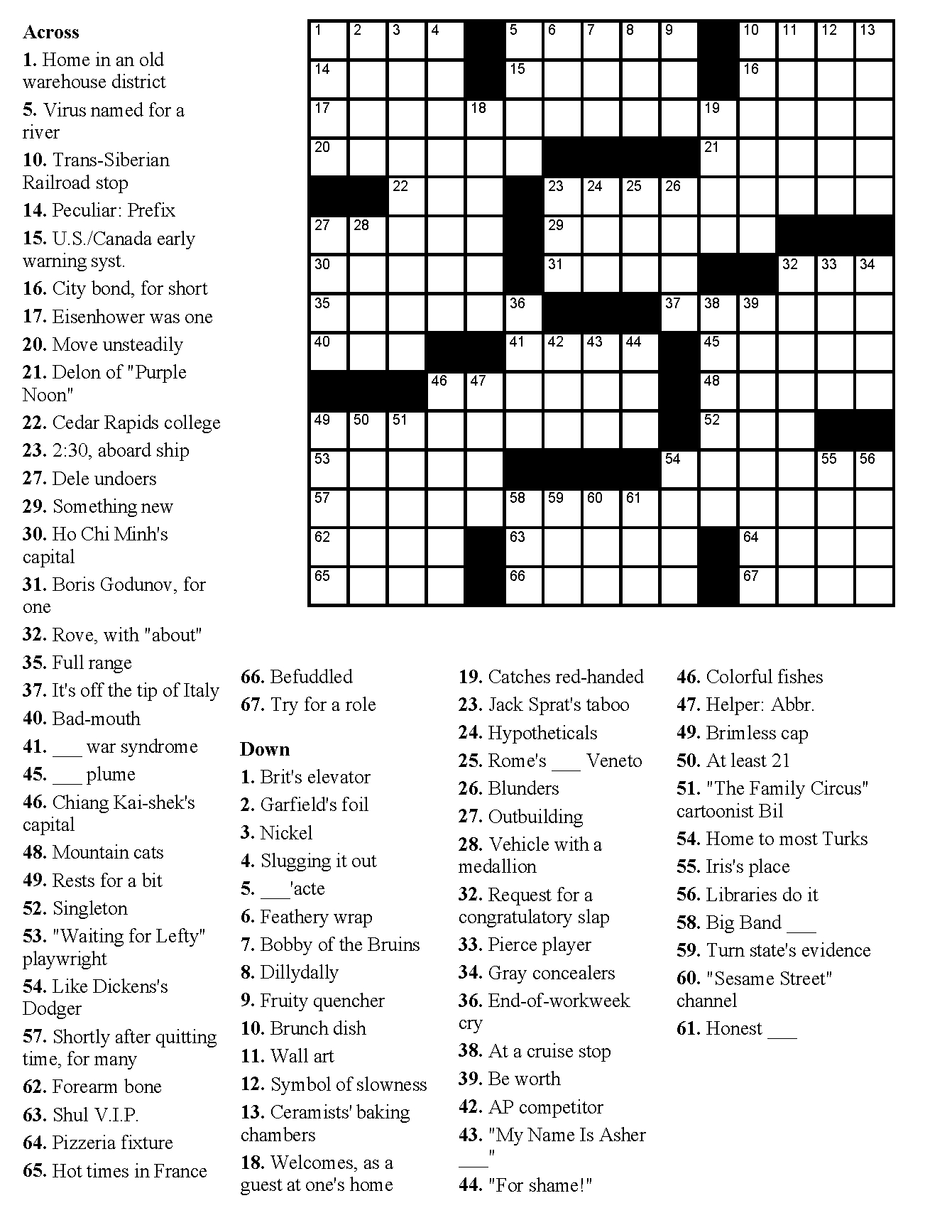 Printable Crossword Puzzles About Dogs Printable Crossword Puzzles