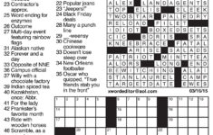 Printable Crossword Puzzles Boston Herald Printable Crossword Puzzles