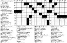 Printable Crossword Puzzles By Frank Longo Printable Crossword Puzzles