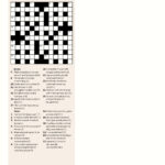 Printable Crossword Puzzles Globe And Mail Printable Crossword Puzzles