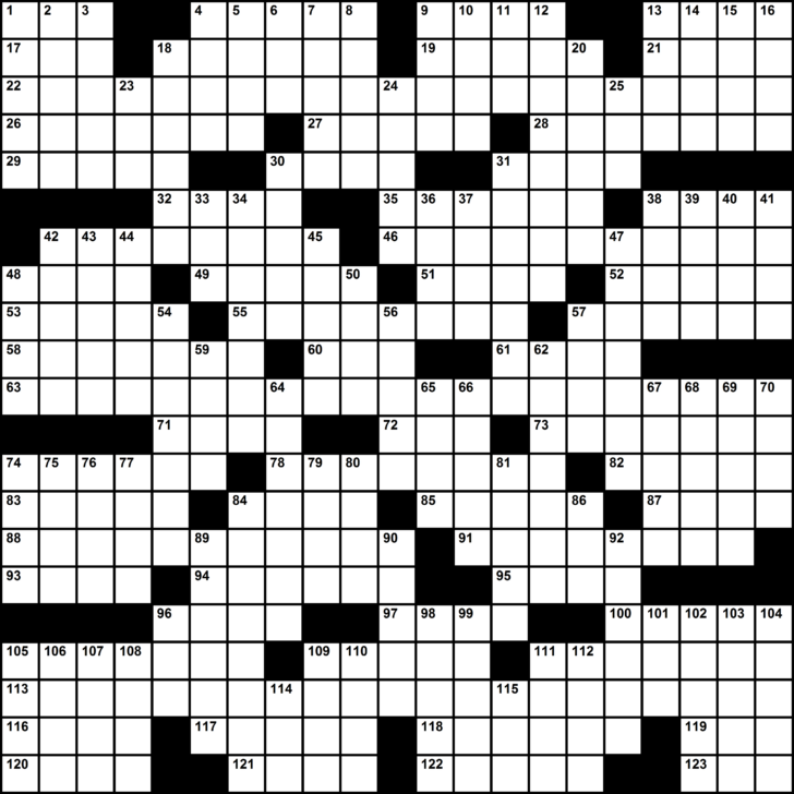 Printable Universal Crossword Timothy Parker