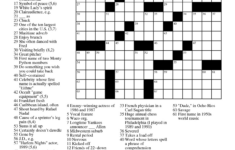 Printable Crossword Puzzles Toronto Star Printable Crossword Puzzles