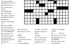 Printable Crosswords For 9 Year Olds Printable Crossword Puzzles