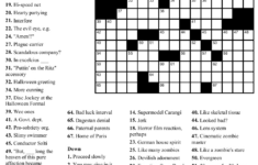 Printable Crosswords For 9 Year Olds Printable Crossword Puzzles