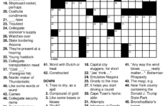 Printable Crosswords For Young Adults Printable Crossword Puzzles