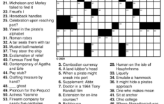 Printable Crosswords Printable Crossword Puzzles