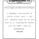 Printable Cryptograms For Adults Bing Images Projects To Try