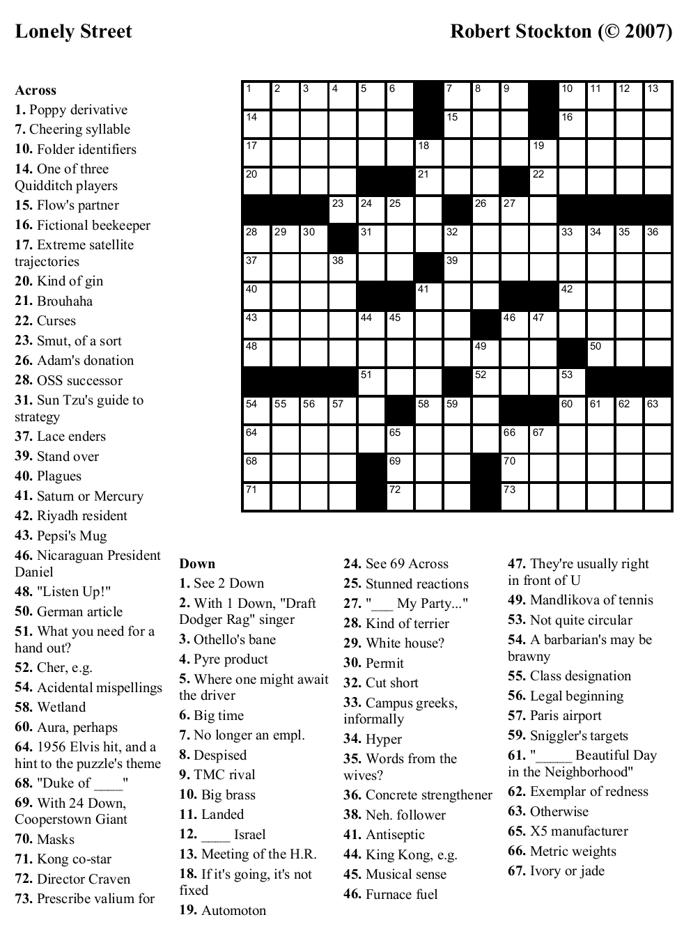 Printable Difficult Puzzles For Adults Printable Crossword Puzzles