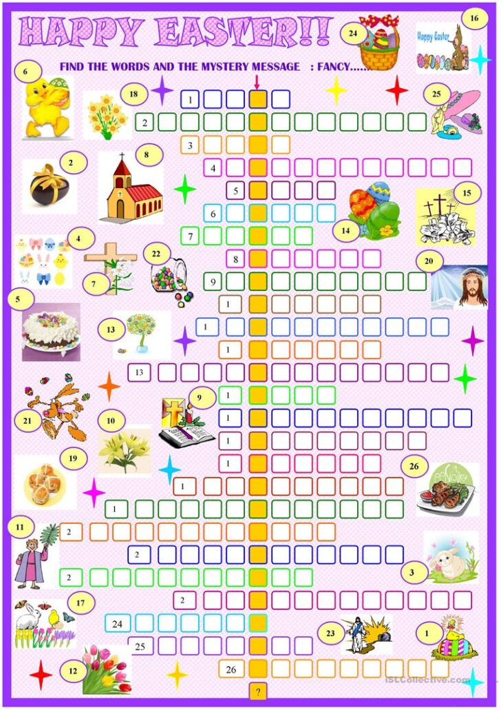 Printable Easter Puzzles For Adults