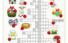 Printable Easter Puzzles For Adults Printable Crossword Puzzles