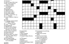 Printable French Puzzle Printable Crossword Puzzles