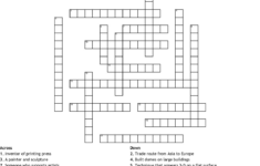 Printable Italian Crossword Puzzles Printable Crossword Puzzles