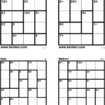 Printable Kenken Puzzles 9X9 Printable Crossword Puzzles