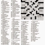 Printable La Times Crossword 2017 Printable Crossword Puzzles