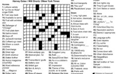 Printable La Times Crossword 2018 Printable Crossword Puzzles