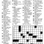 Printable Newsday Crossword Printable Template 2021