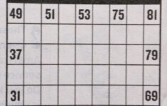 Printable Numbrix Puzzles Printable Crossword Puzzles