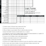 Printable Puzzles Baron In 2021 Grid Logic Puzzles Logic Puzzles