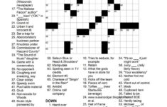 Printable Thomas Joseph Crossword Puzzle For Today Printable