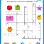 Printable Word Puzzles For 5 Year Olds Printable Crossword Puzzles