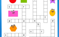 Printable Word Puzzles For 5 Year Olds Printable Crossword Puzzles